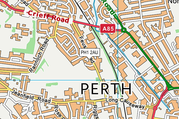 PH1 2AU map - OS VectorMap District (Ordnance Survey) PH1 2AU map - OS VectorMap District (Ordnance Survey)