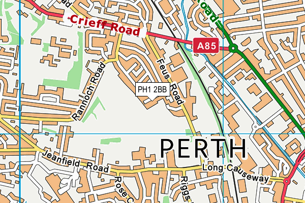 PH1 2BB map - OS VectorMap District (Ordnance Survey) PH1 2BB map - OS VectorMap District (Ordnance Survey)