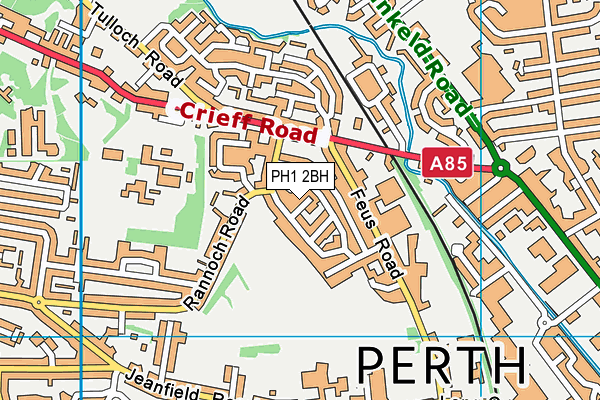 PH1 2BH map - OS VectorMap District (Ordnance Survey) PH1 2BH map - OS VectorMap District (Ordnance Survey)