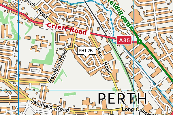 PH1 2BJ map - OS VectorMap District (Ordnance Survey) PH1 2BJ map - OS VectorMap District (Ordnance Survey)
