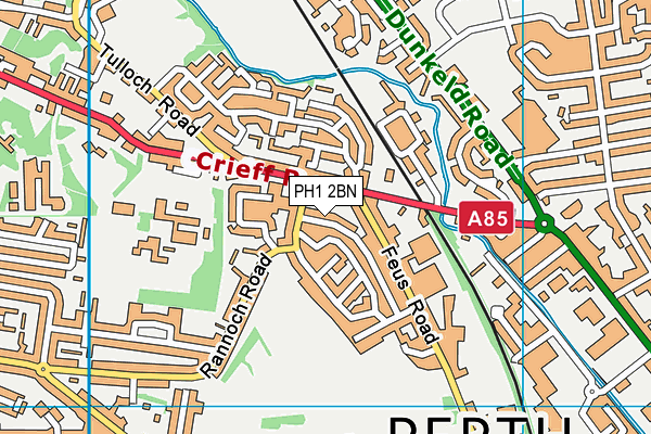PH1 2BN map - OS VectorMap District (Ordnance Survey) PH1 2BN map - OS VectorMap District (Ordnance Survey)
