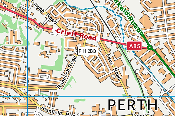 PH1 2BQ map - OS VectorMap District (Ordnance Survey) PH1 2BQ map - OS VectorMap District (Ordnance Survey)