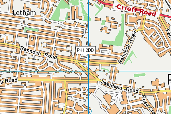 PH1 2DD map - OS VectorMap District (Ordnance Survey) PH1 2DD map - OS VectorMap District (Ordnance Survey)