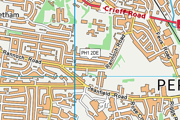 PH1 2DE map - OS VectorMap District (Ordnance Survey) PH1 2DE map - OS VectorMap District (Ordnance Survey)