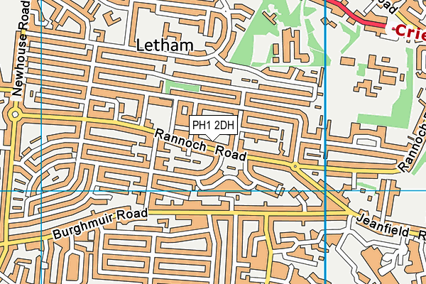 PH1 2DH map - OS VectorMap District (Ordnance Survey) PH1 2DH map - OS VectorMap District (Ordnance Survey)
