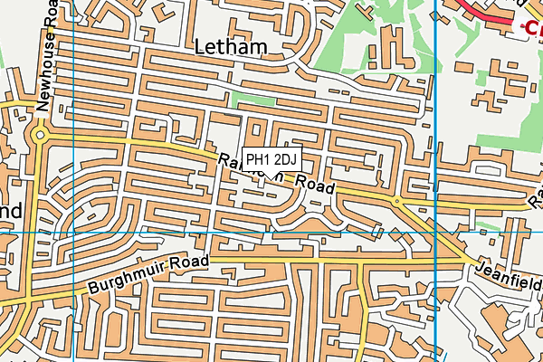 PH1 2DJ map - OS VectorMap District (Ordnance Survey) PH1 2DJ map - OS VectorMap District (Ordnance Survey)