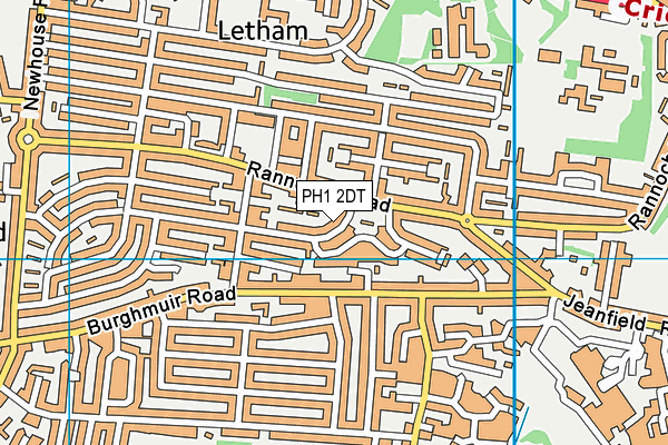 PH1 2DT map - OS VectorMap District (Ordnance Survey) PH1 2DT map - OS VectorMap District (Ordnance Survey)