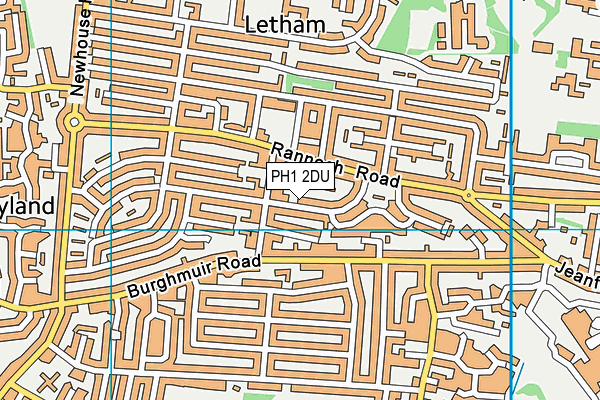PH1 2DU map - OS VectorMap District (Ordnance Survey) PH1 2DU map - OS VectorMap District (Ordnance Survey)