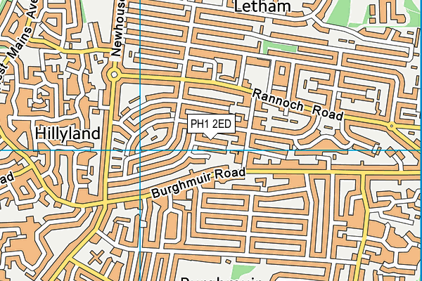 PH1 2ED map - OS VectorMap District (Ordnance Survey) PH1 2ED map - OS VectorMap District (Ordnance Survey)
