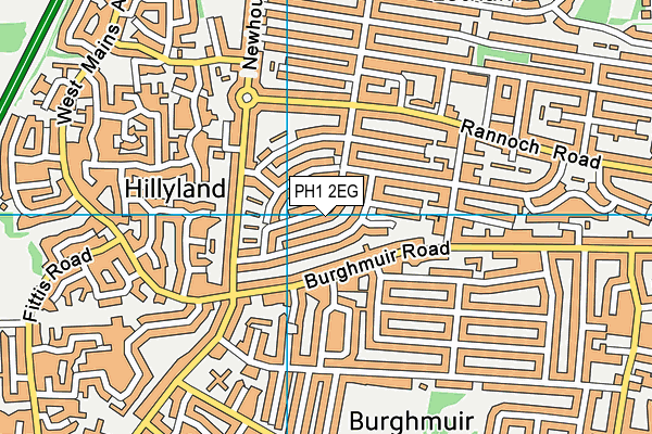 PH1 2EG map - OS VectorMap District (Ordnance Survey) PH1 2EG map - OS VectorMap District (Ordnance Survey)