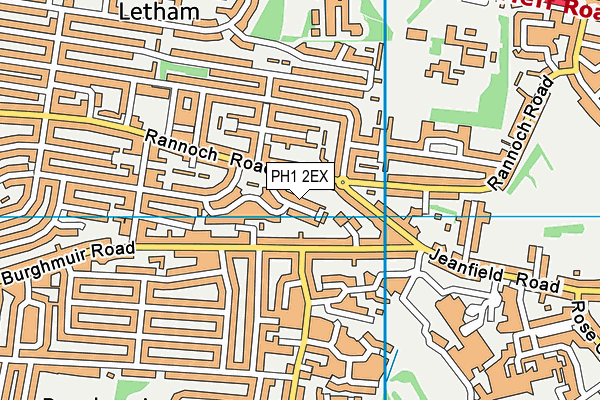 PH1 2EX map - OS VectorMap District (Ordnance Survey) PH1 2EX map - OS VectorMap District (Ordnance Survey)