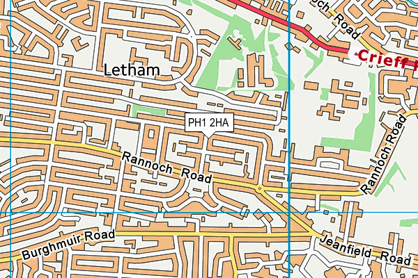PH1 2HA map - OS VectorMap District (Ordnance Survey) PH1 2HA map - OS VectorMap District (Ordnance Survey)