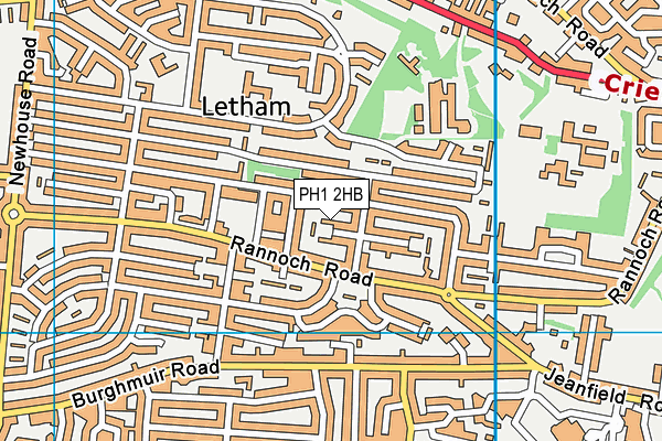 PH1 2HB map - OS VectorMap District (Ordnance Survey) PH1 2HB map - OS VectorMap District (Ordnance Survey)