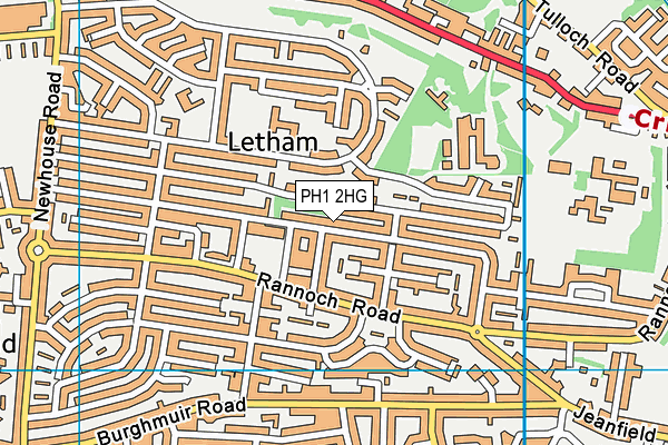 PH1 2HG map - OS VectorMap District (Ordnance Survey) PH1 2HG map - OS VectorMap District (Ordnance Survey)