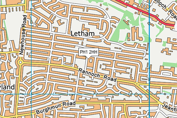 PH1 2HH map - OS VectorMap District (Ordnance Survey) PH1 2HH map - OS VectorMap District (Ordnance Survey)