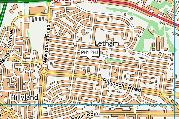 PH1 2HJ map - OS VectorMap District (Ordnance Survey) PH1 2HJ map - OS VectorMap District (Ordnance Survey)
