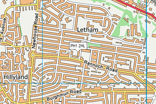 PH1 2HL map - OS VectorMap District (Ordnance Survey) PH1 2HL map - OS VectorMap District (Ordnance Survey)