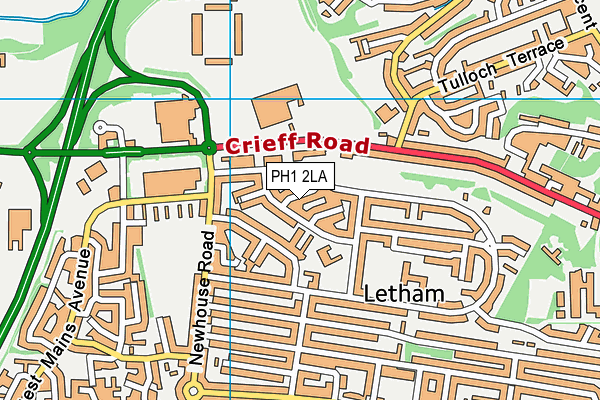 PH1 2LA map - OS VectorMap District (Ordnance Survey) PH1 2LA map - OS VectorMap District (Ordnance Survey)