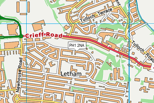 PH1 2NA map - OS VectorMap District (Ordnance Survey) PH1 2NA map - OS VectorMap District (Ordnance Survey)