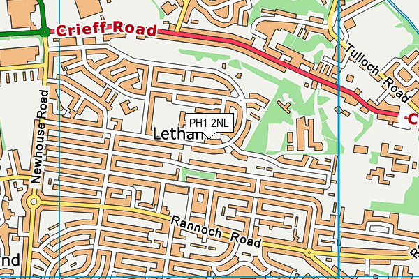 PH1 2NL map - OS VectorMap District (Ordnance Survey) PH1 2NL map - OS VectorMap District (Ordnance Survey)