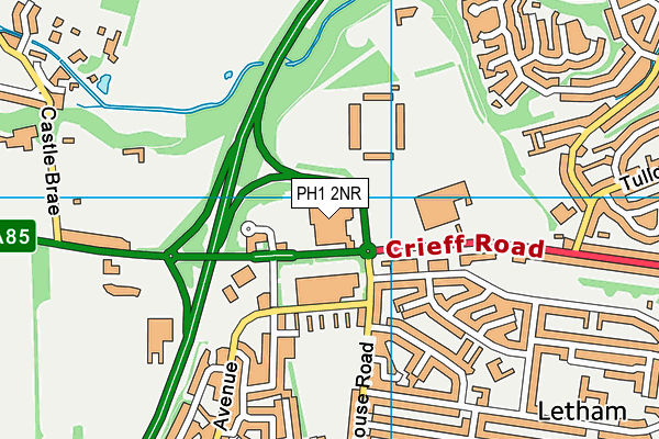 PH1 2NR map - OS VectorMap District (Ordnance Survey) PH1 2NR map - OS VectorMap District (Ordnance Survey)