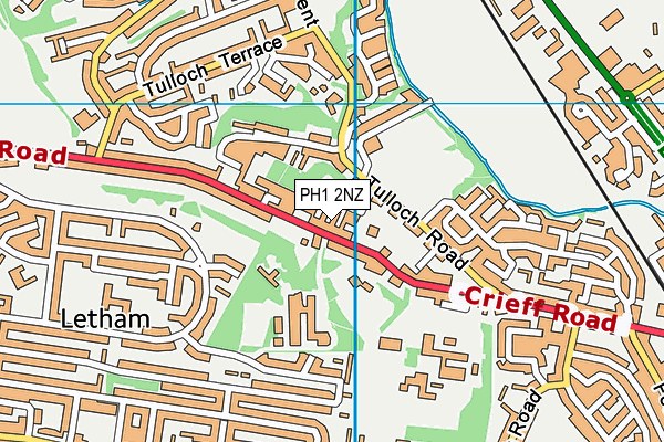 PH1 2NZ map - OS VectorMap District (Ordnance Survey) PH1 2NZ map - OS VectorMap District (Ordnance Survey)