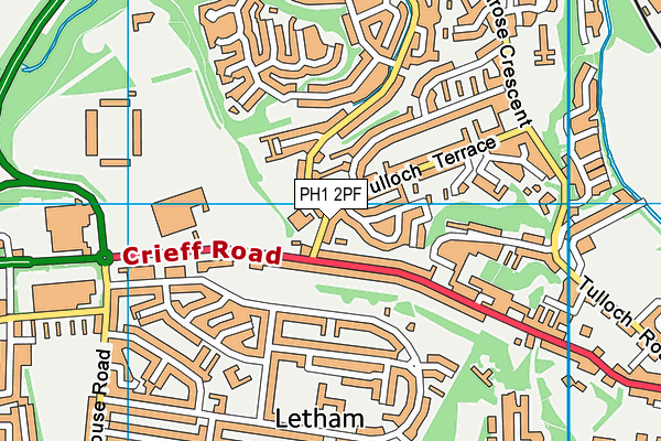 PH1 2PF map - OS VectorMap District (Ordnance Survey) PH1 2PF map - OS VectorMap District (Ordnance Survey)