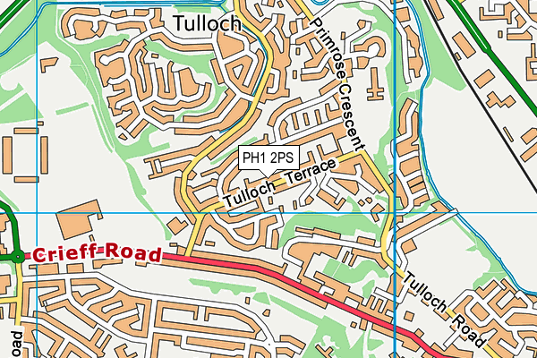 PH1 2PS map - OS VectorMap District (Ordnance Survey) PH1 2PS map - OS VectorMap District (Ordnance Survey)