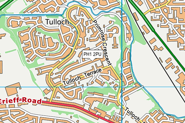 PH1 2PU map - OS VectorMap District (Ordnance Survey) PH1 2PU map - OS VectorMap District (Ordnance Survey)