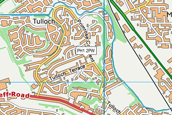 PH1 2PW map - OS VectorMap District (Ordnance Survey) PH1 2PW map - OS VectorMap District (Ordnance Survey)