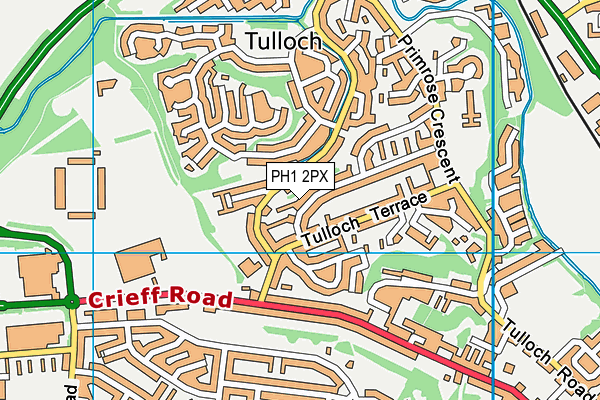 PH1 2PX map - OS VectorMap District (Ordnance Survey) PH1 2PX map - OS VectorMap District (Ordnance Survey)