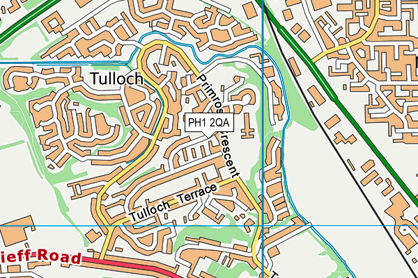 PH1 2QA map - OS VectorMap District (Ordnance Survey) PH1 2QA map - OS VectorMap District (Ordnance Survey)