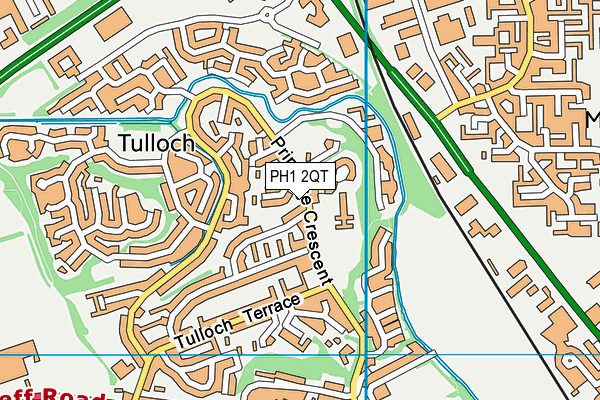 PH1 2QT map - OS VectorMap District (Ordnance Survey) PH1 2QT map - OS VectorMap District (Ordnance Survey)
