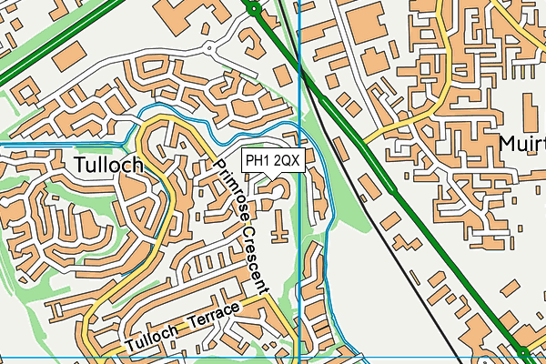 PH1 2QX map - OS VectorMap District (Ordnance Survey) PH1 2QX map - OS VectorMap District (Ordnance Survey)