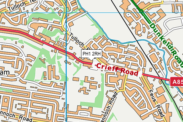 PH1 2RH map - OS VectorMap District (Ordnance Survey) PH1 2RH map - OS VectorMap District (Ordnance Survey)