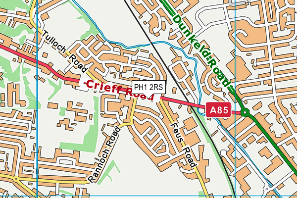 PH1 2RS map - OS VectorMap District (Ordnance Survey) PH1 2RS map - OS VectorMap District (Ordnance Survey)