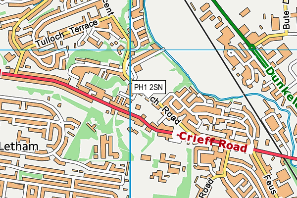 PH1 2SN map - OS VectorMap District (Ordnance Survey) PH1 2SN map - OS VectorMap District (Ordnance Survey)