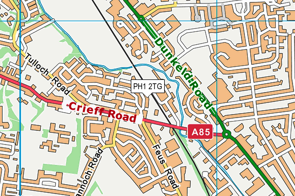PH1 2TG map - OS VectorMap District (Ordnance Survey) PH1 2TG map - OS VectorMap District (Ordnance Survey)