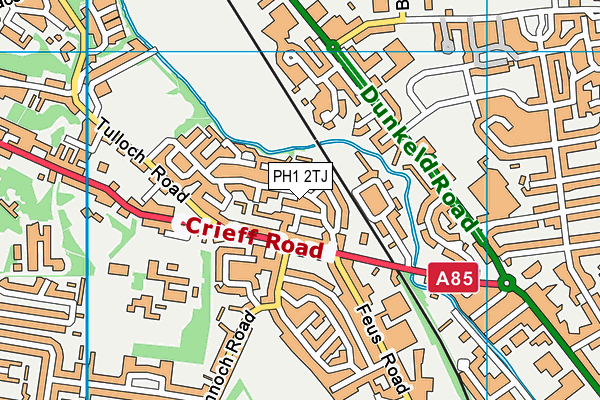 PH1 2TJ map - OS VectorMap District (Ordnance Survey) PH1 2TJ map - OS VectorMap District (Ordnance Survey)