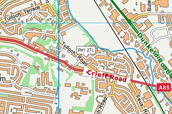 PH1 2TL map - OS VectorMap District (Ordnance Survey) PH1 2TL map - OS VectorMap District (Ordnance Survey)