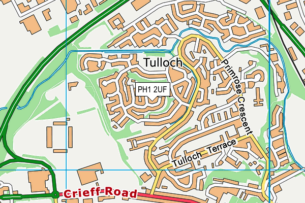 PH1 2UF map - OS VectorMap District (Ordnance Survey) PH1 2UF map - OS VectorMap District (Ordnance Survey)
