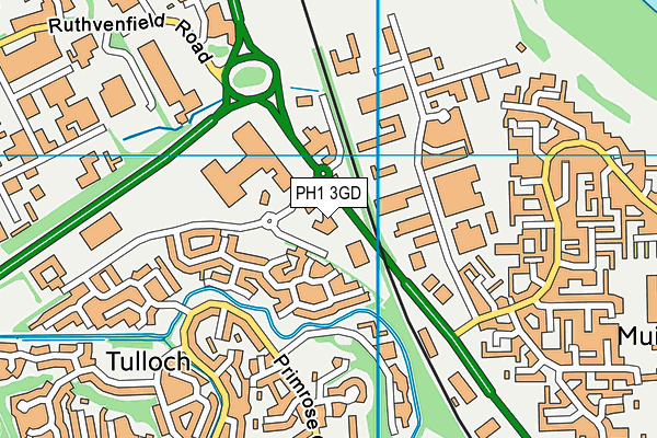PH1 3GD map - OS VectorMap District (Ordnance Survey) PH1 3GD map - OS VectorMap District (Ordnance Survey)