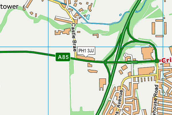 PH1 3JJ map - OS VectorMap District (Ordnance Survey) PH1 3JJ map - OS VectorMap District (Ordnance Survey)