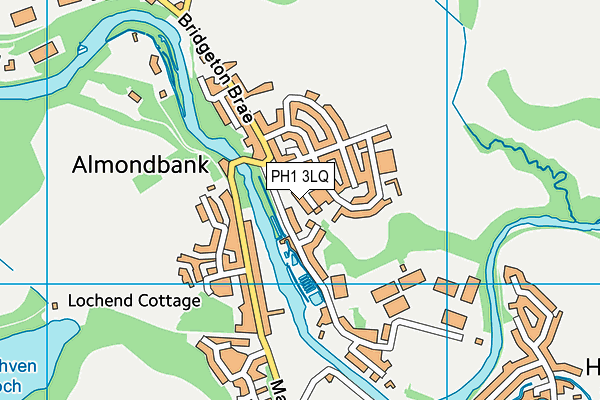 PH1 3LQ map - OS VectorMap District (Ordnance Survey) PH1 3LQ map - OS VectorMap District (Ordnance Survey)