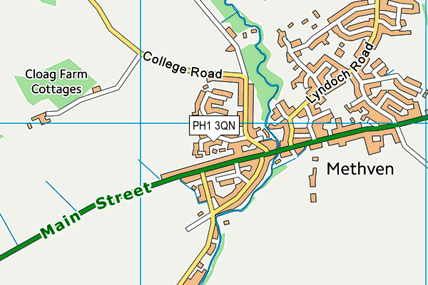 PH1 3QN map - OS VectorMap District (Ordnance Survey) PH1 3QN map - OS VectorMap District (Ordnance Survey)