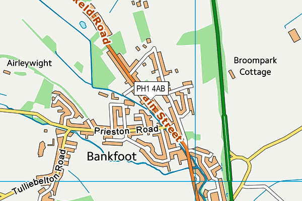 PH1 4AB map - OS VectorMap District (Ordnance Survey) PH1 4AB map - OS VectorMap District (Ordnance Survey)