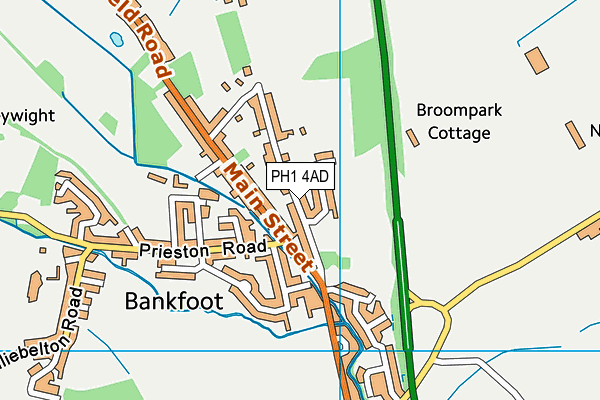PH1 4AD map - OS VectorMap District (Ordnance Survey) PH1 4AD map - OS VectorMap District (Ordnance Survey)