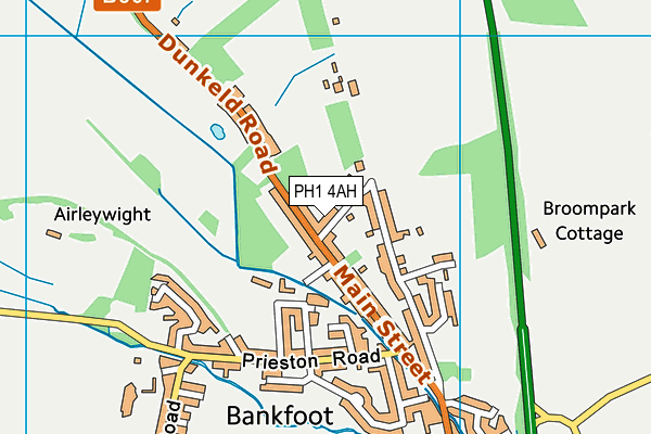 PH1 4AH map - OS VectorMap District (Ordnance Survey) PH1 4AH map - OS VectorMap District (Ordnance Survey)
