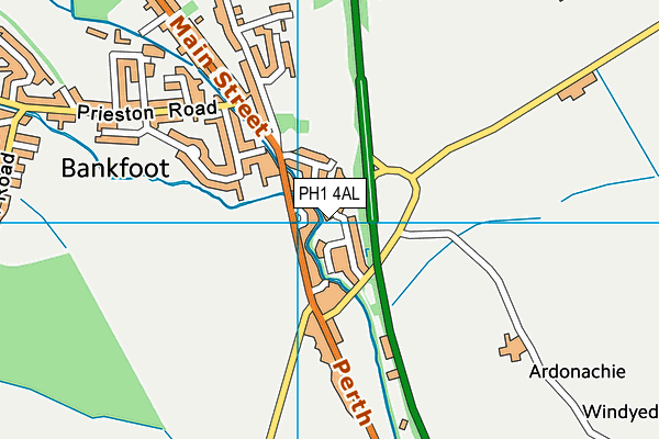 PH1 4AL map - OS VectorMap District (Ordnance Survey) PH1 4AL map - OS VectorMap District (Ordnance Survey)
