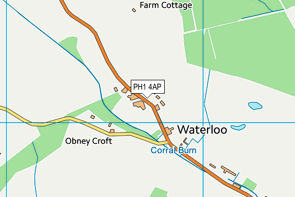 PH1 4AP map - OS VectorMap District (Ordnance Survey) PH1 4AP map - OS VectorMap District (Ordnance Survey)
